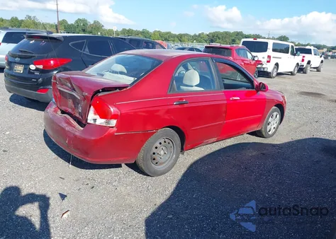 2009 Kia Spectra Ex из США, поврежденный, VIN KNAFE221695665799